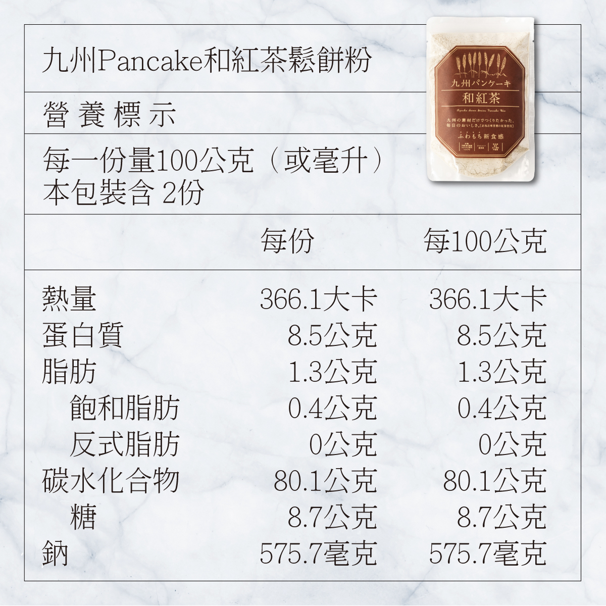 【千康購物網】Pancake 九州鬆餅 - 和紅茶鬆餅粉200g, , large
