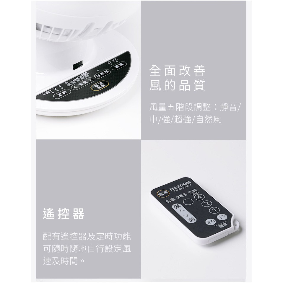 IRIS OHYAMA PCF-SC15T 循環扇 遙控 電風扇 公司貨, , large