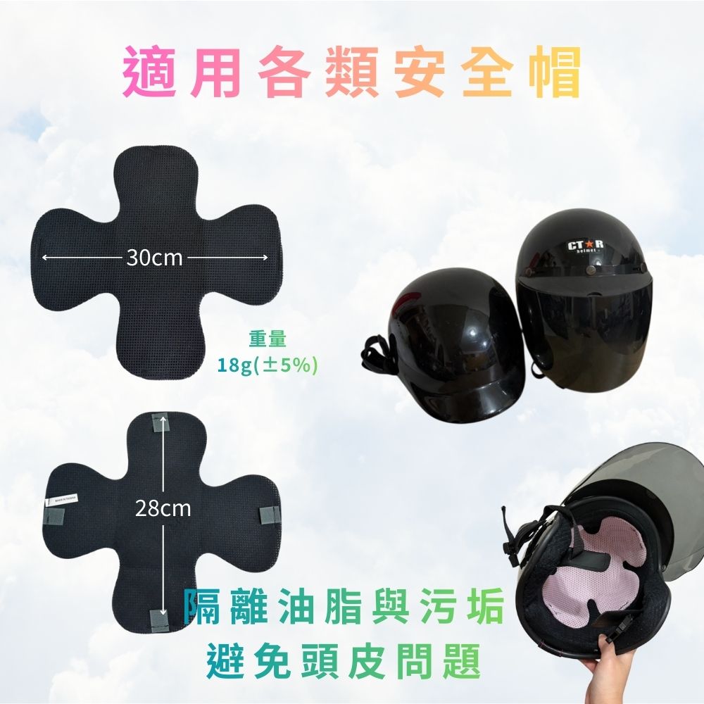 GS MALL 台灣製造 一組5入 透氣安全帽內襯 安全帽內襯墊 透氣墊 內襯墊 安全帽墊 透氣安全帽內襯 透氣內襯, , large