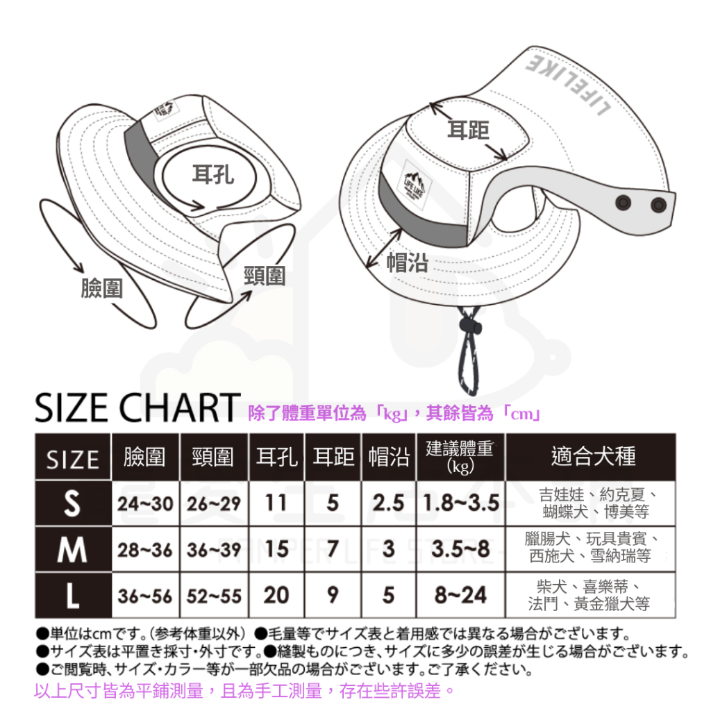 【寵愛生活本舖】日本LIFELIKE 戶外機能型防水雨帽 寵物帽子, , large