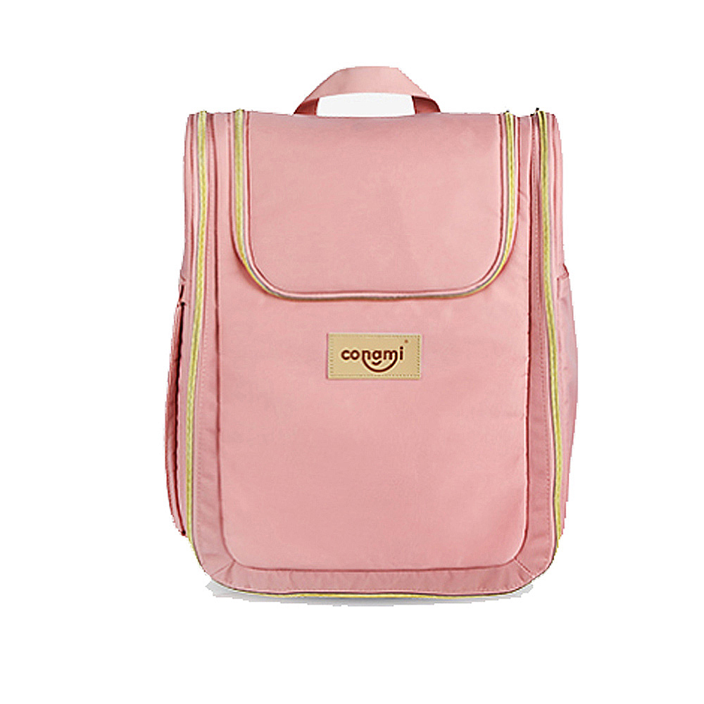 【CONGMI】 多功能母嬰後背媽媽包-粉色(多功能3合一 嬰兒包), , large
