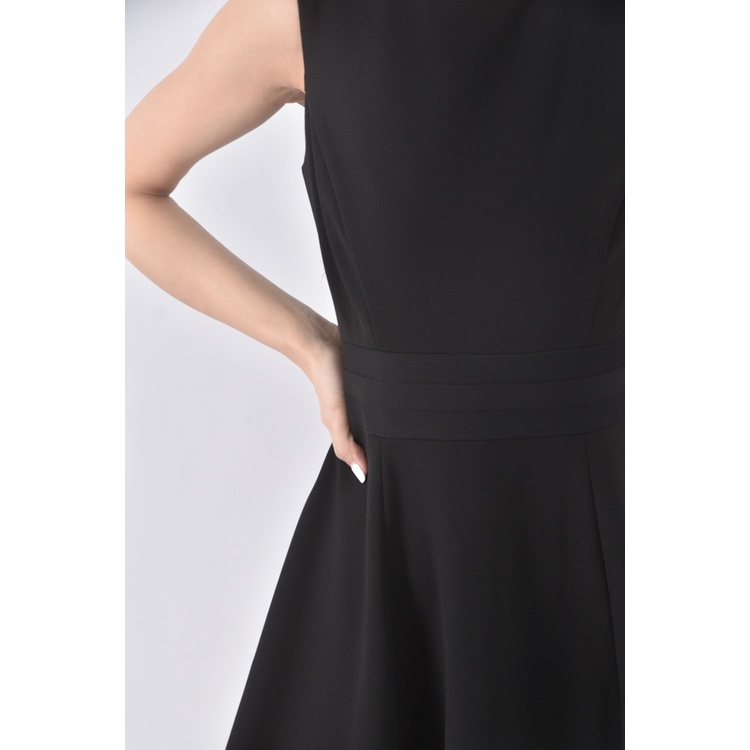 (S) calvin klein質感無袖黑色洋裝二手衣, , large