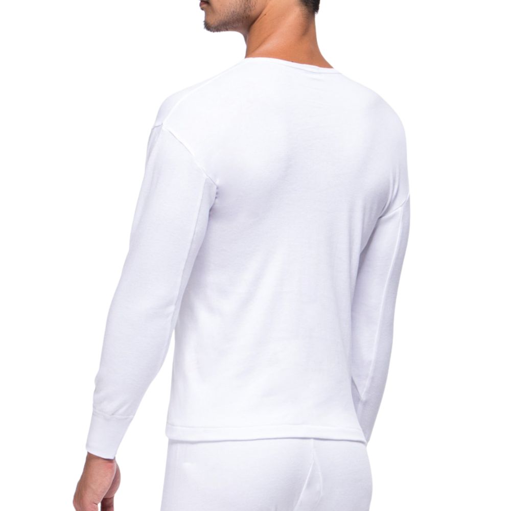 宜而爽新舒棉男圓領長袖衫, , large