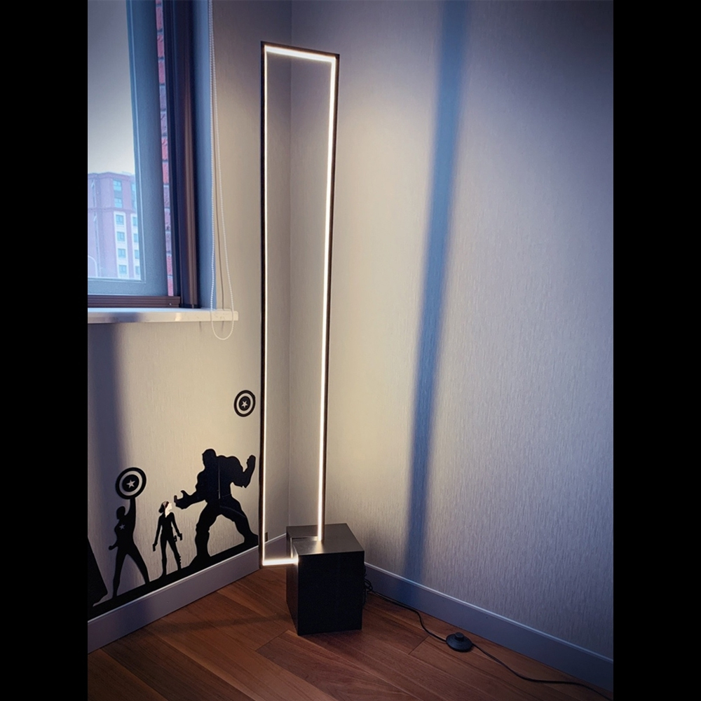 【H&R安室家】虛實方塊LED落地燈 ZA0190, , large
