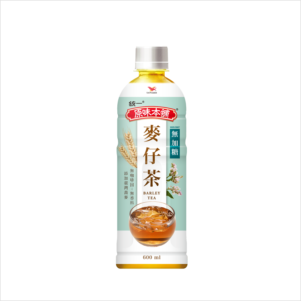 原味本舖麥仔茶(無糖) 600ml, , large