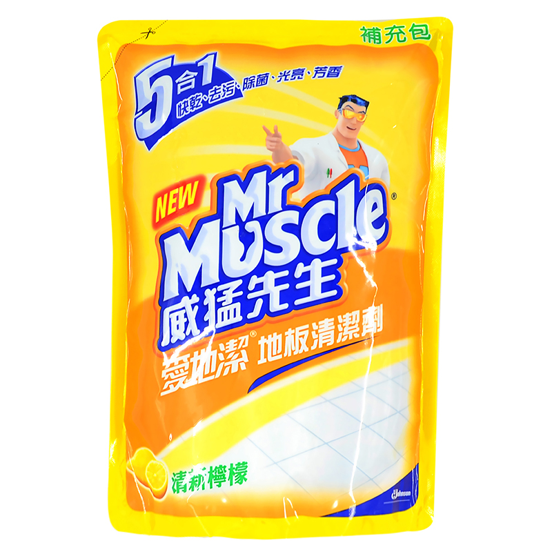 Mr Muscle Floor Refill Lemon, , large