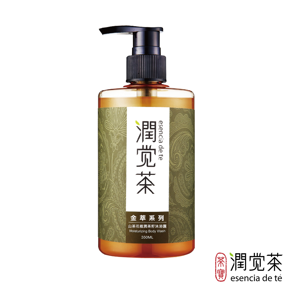 [茶寶]潤覺茶 山茶花金萃植潤茶籽沐浴露 350ml, , large