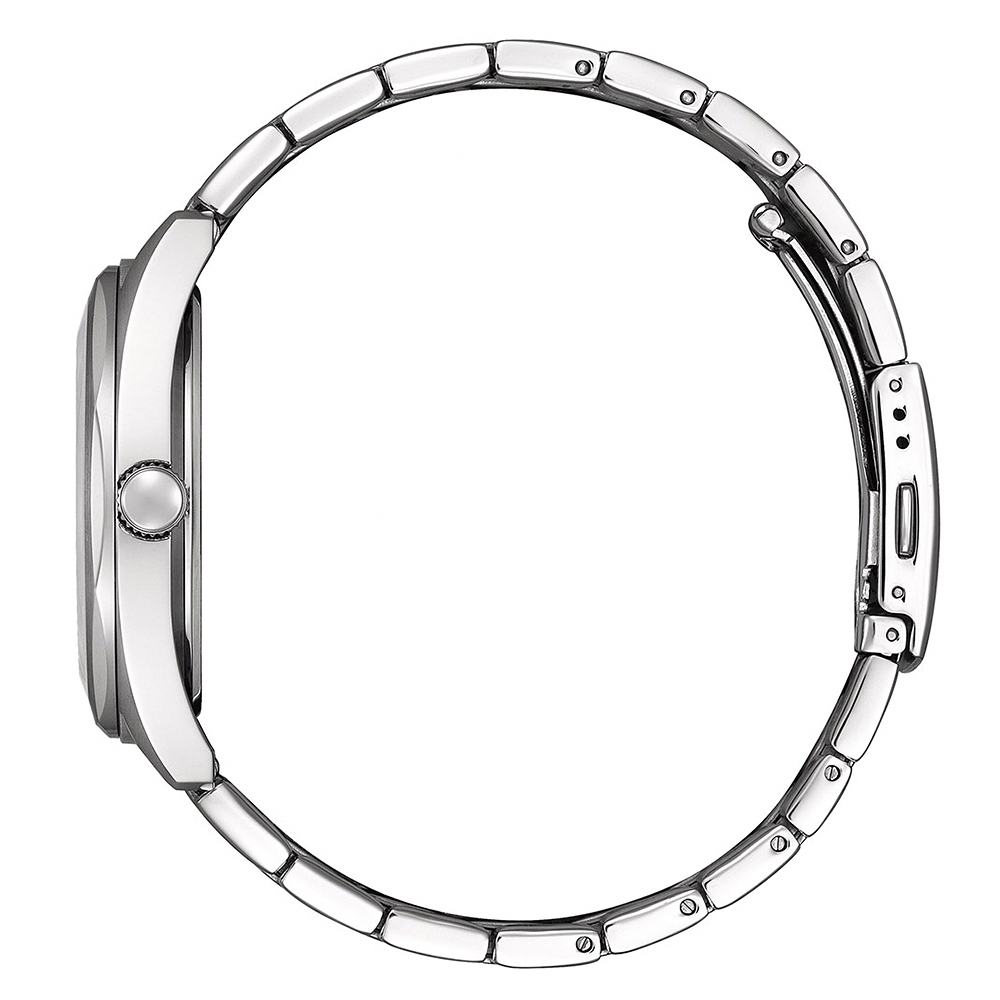 CITIZEN 星辰 限量 紳士日期手錶 送禮-銀x藏藍/41mm BI5110-54H, , large