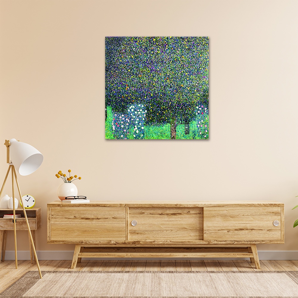 【御畫房】花園 國家一級畫師手繪油畫80×80cm(VF-174), , large