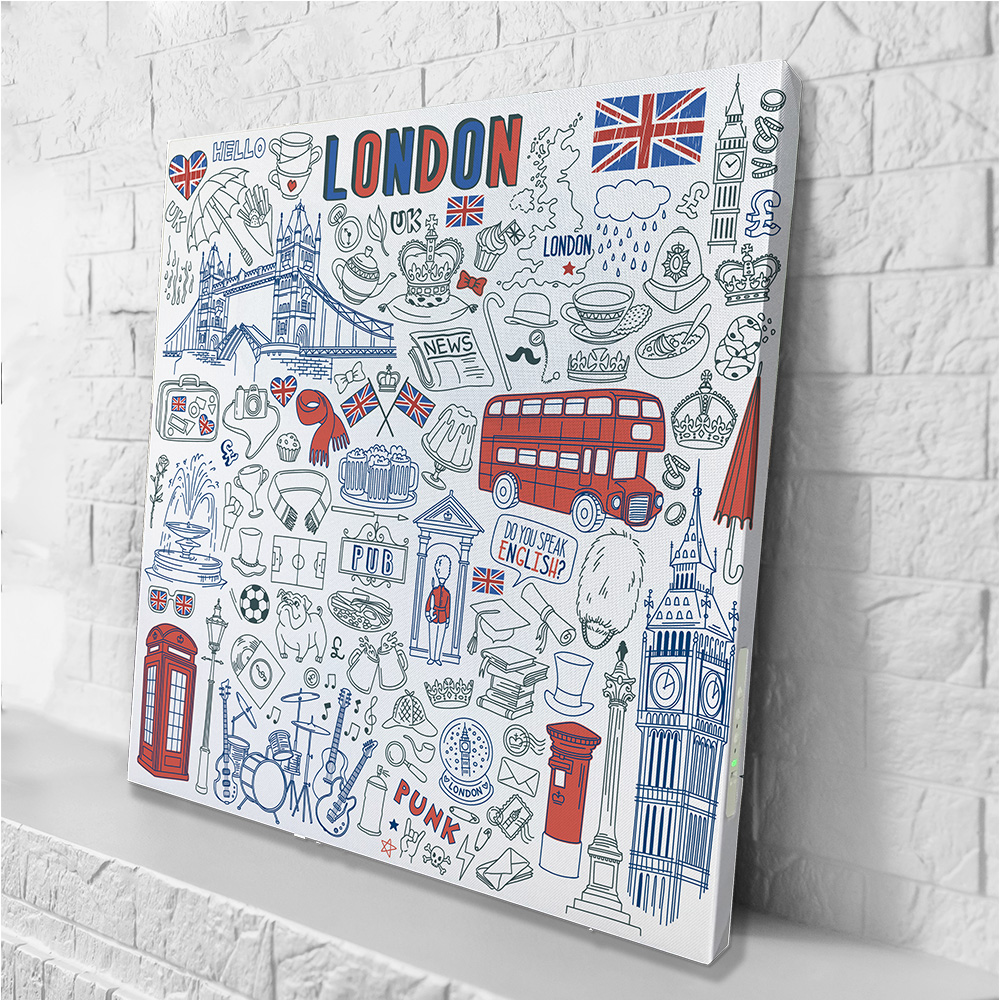【日本 VisualSonic】藍牙畫布音箱 - London, , large