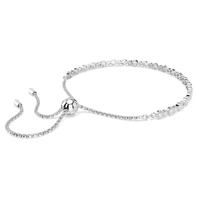 SWAROVSKI 施華洛世奇 Matrix Tennis 圓形水晶 可調節式手鍊(5677813), , large