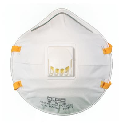 WIN五金 歐堡牌 不單個零售 <活性碳-附氣閥> 工業用 非醫療 碗型口罩 摺疊口罩 防塵口罩 工業口罩 通過KN95檢測, , large