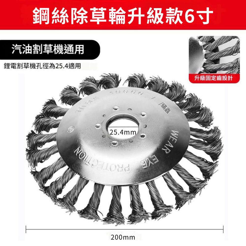 6-inch lawnmower wire trimmer head upgrade, , large