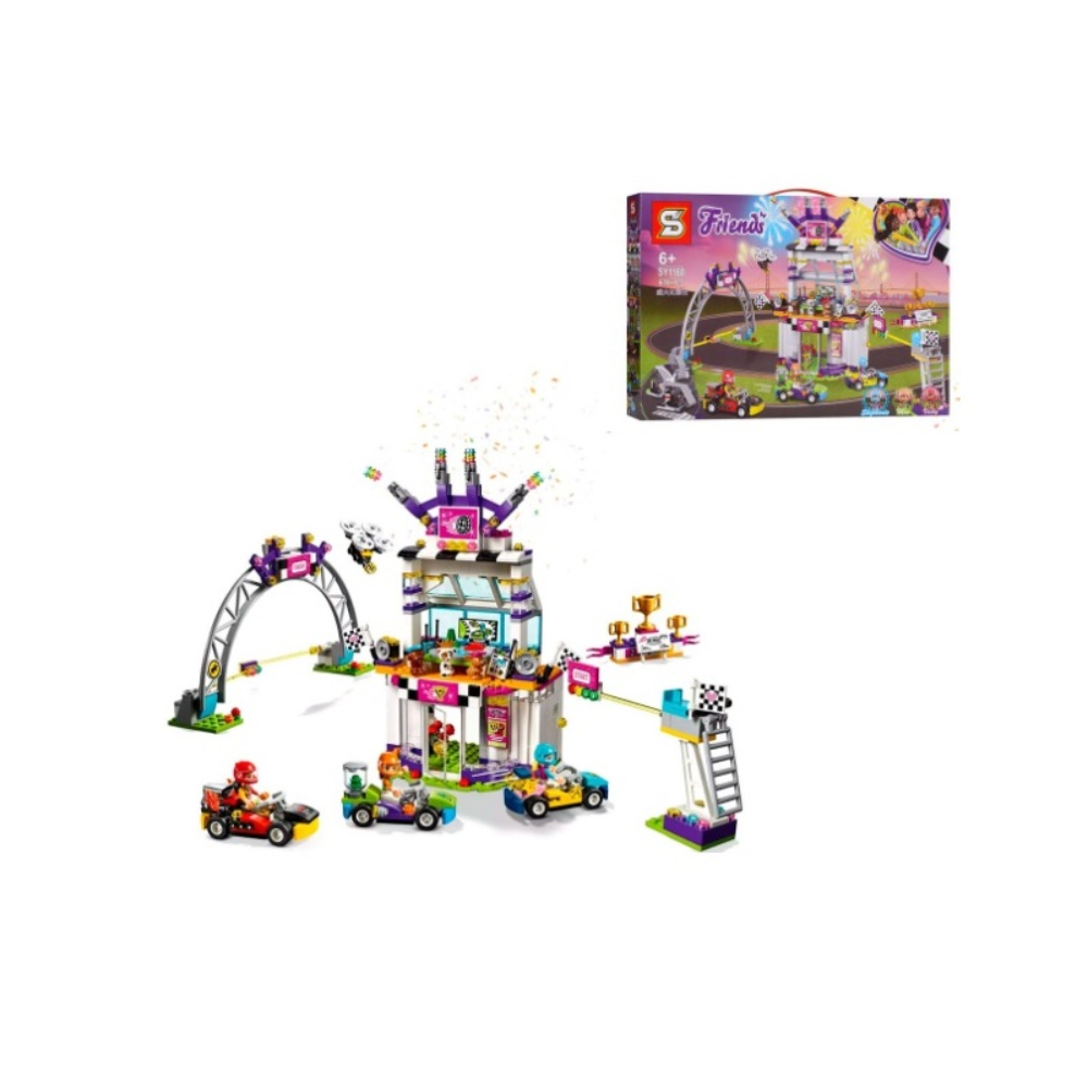 [積木共和國] 【SY 森業積木】1160 盛大比賽日/好朋友系列/girl(益智拼裝積木)