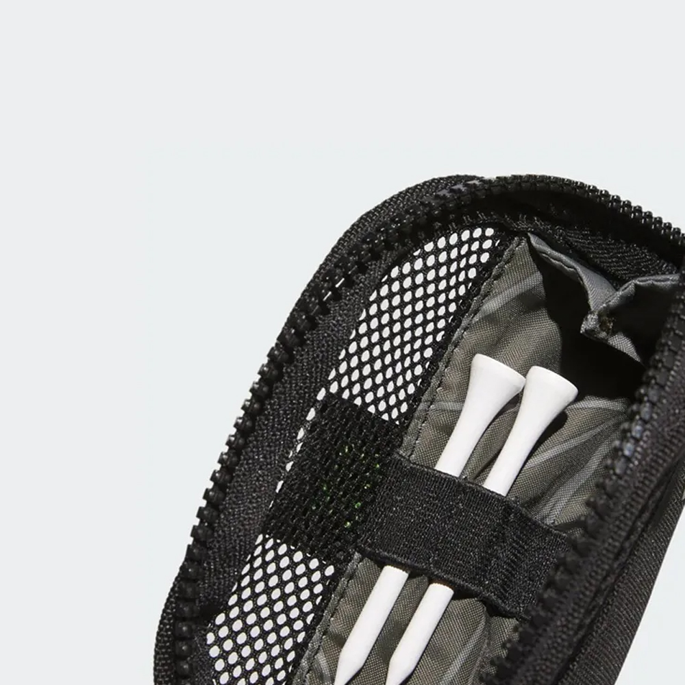 Adidas 高爾夫置球包 D型扣環小球袋 黑色, , large