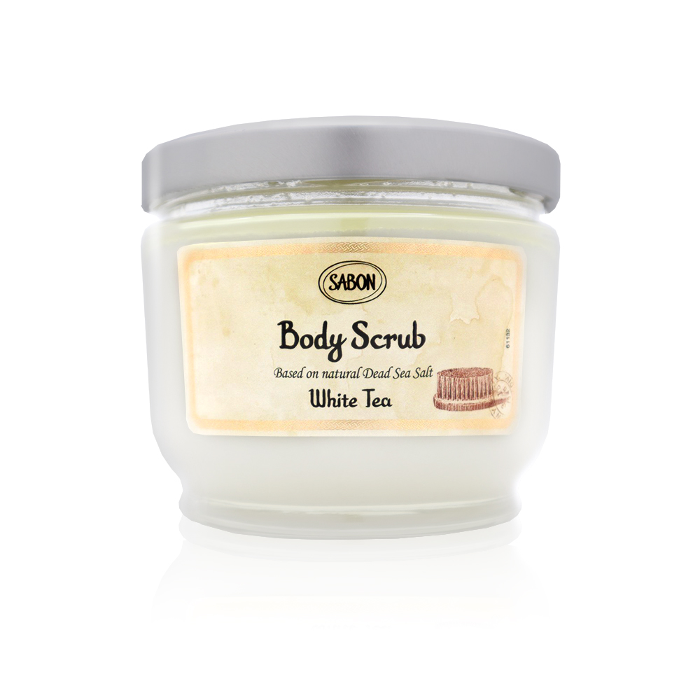 【SABON】白茶身體磨砂膏 600g 附木勺, , large