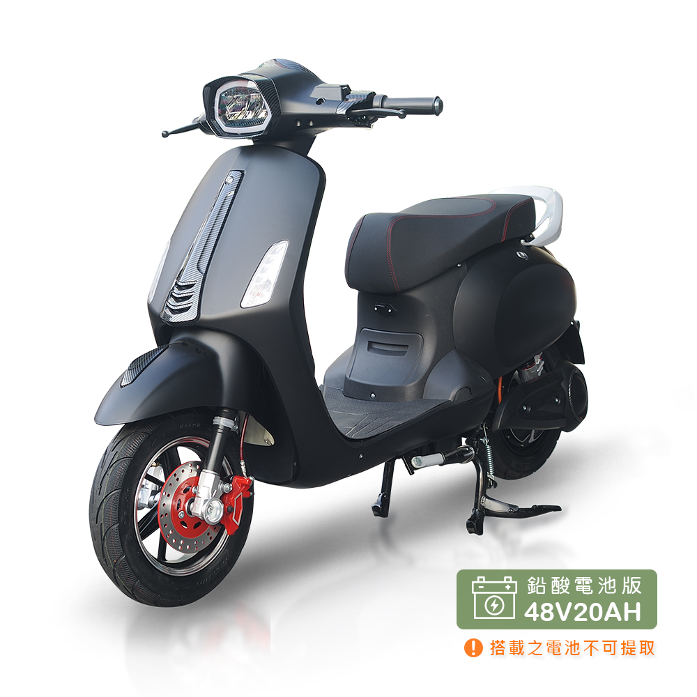 【向銓】 Mini Hero 微型電動二輪車 PEG-082 /鑛達 小偉士 消光黑 (鉛酸電池版/電動自行車)