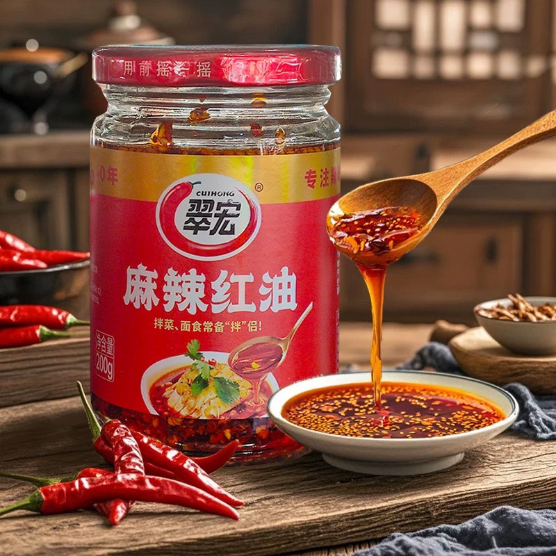 翠宏麻辣紅油200g (2027/03/12), , large