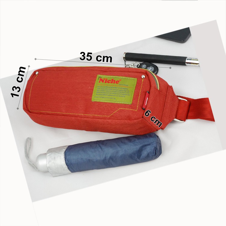 【Niche 樂奇】輕便型腰包  多層斜肩背包 髓身腰包 NCL-5314, , large