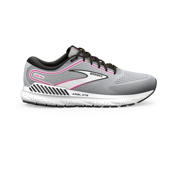 Brooks Ariel GTS 23 女 慢跑鞋 超寬楦 避震緩衝象限 瞪羚系列 灰 [1203902E078], , large