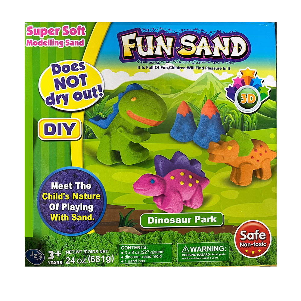 【啾愛你】動力沙玩具組(681g-恐龍)加贈補充包