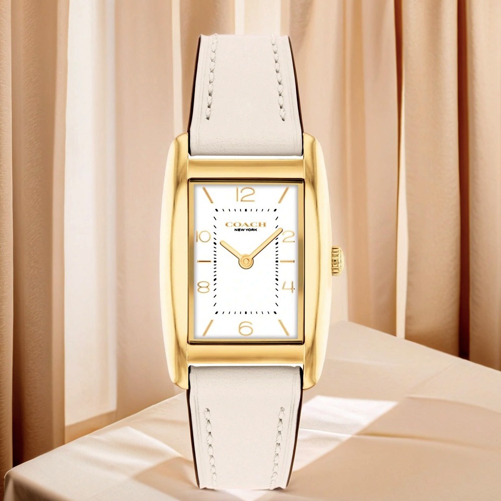 COACH Reese 摩登長方形女錶-24x35mm CO14504314, , large
