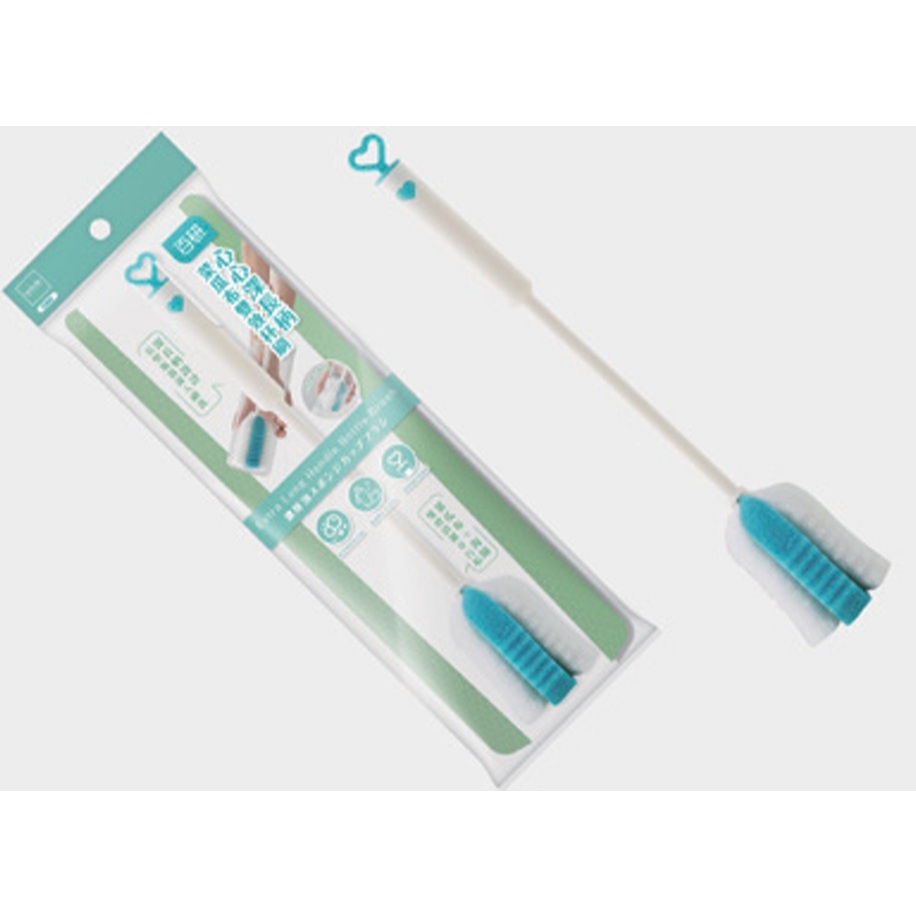 【生活好室】杯刷 海棉杯刷 菜瓜布杯刷 百研 心心 深長柄菜瓜布雙效杯刷 深長柄更好用, , large