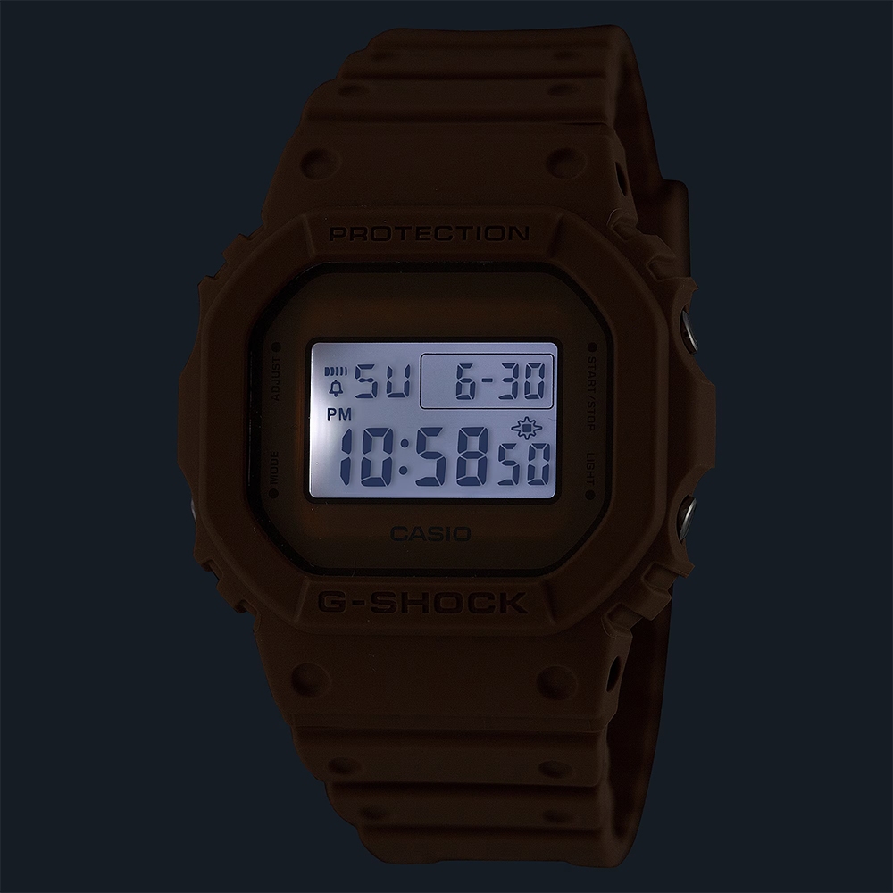 CASIO 卡西歐 G-SHOCK 大地色系手錶 DW-5600NC-5, , large