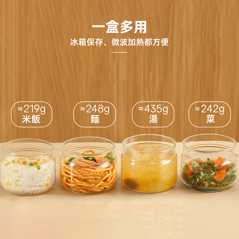 【上手家居】玻璃保鮮便當盒-3入組-綠色附保溫袋(玻璃保鮮盒/微波便當盒/玻璃便當盒/密封盒/微波保鮮盒), , large