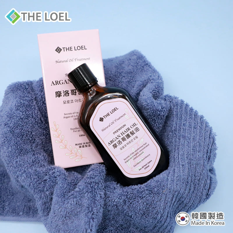 〔得來亞〕THE LOEL 韓國摩洛哥護髮油100ml*1入組 (附按壓式頭)  ★免沖洗/恢復彈性/立顯柔順, , large