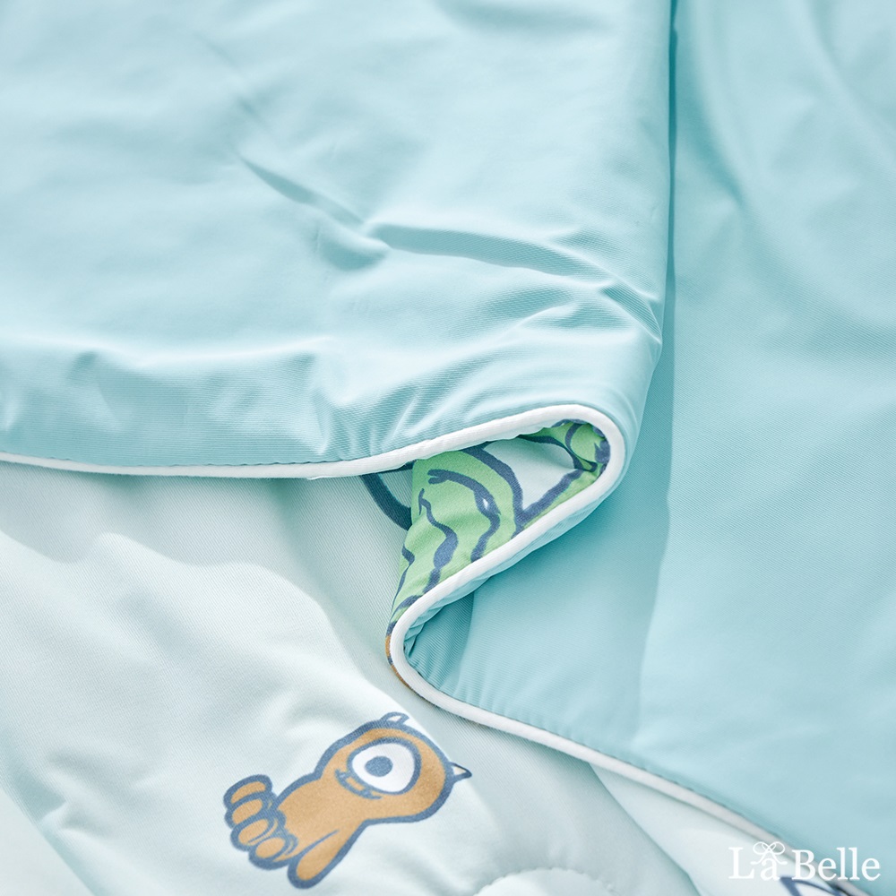 【Great Living 格蕾寢飾】義大利La Belle 迪士尼授權 眠綿冰升級2.0 玻尿酸抗菌涼感涼被 150x195cm-怪獸檸檬塔 怪獸電力公司, , large