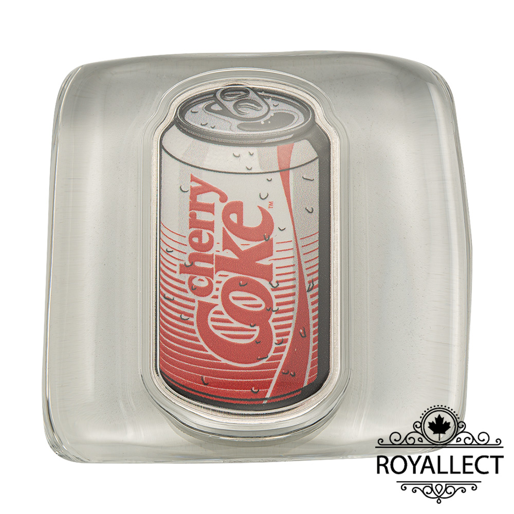 [Royallect] Cherry Coke 40th Anniversary Can Coin 1 Oz Silver Coin Solomon Islands 2025, , large