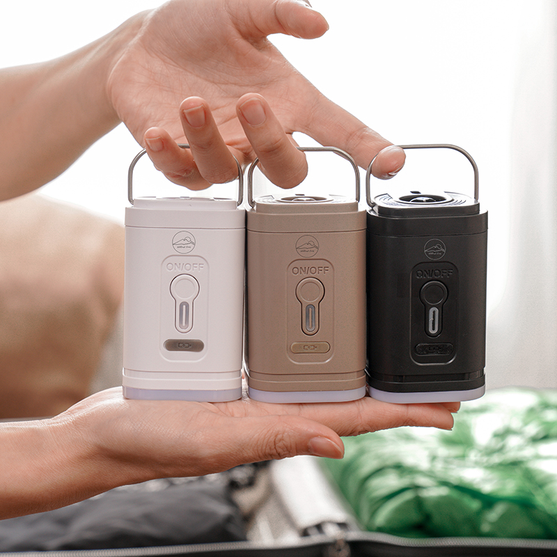 WildQuestCamp-多功能壓縮機幫浦(附3入M碼質感耐用真空袋)-奶茶色, 奶茶色, large