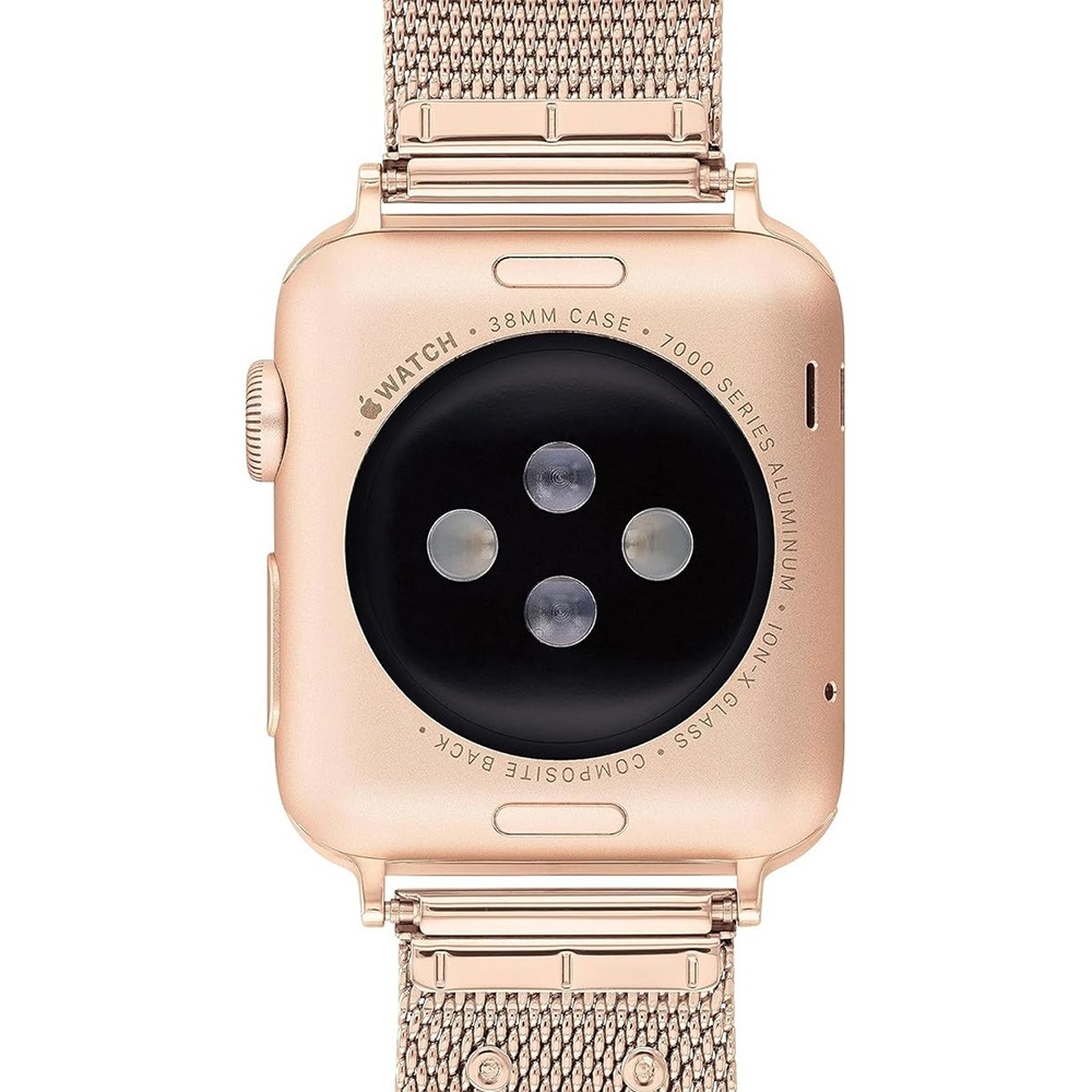 COACH Apple Watch 錶帶 38/40/41mm 適用 不鏽鋼米蘭錶帶 - 玫瑰金色 禮物(不含手錶), , large