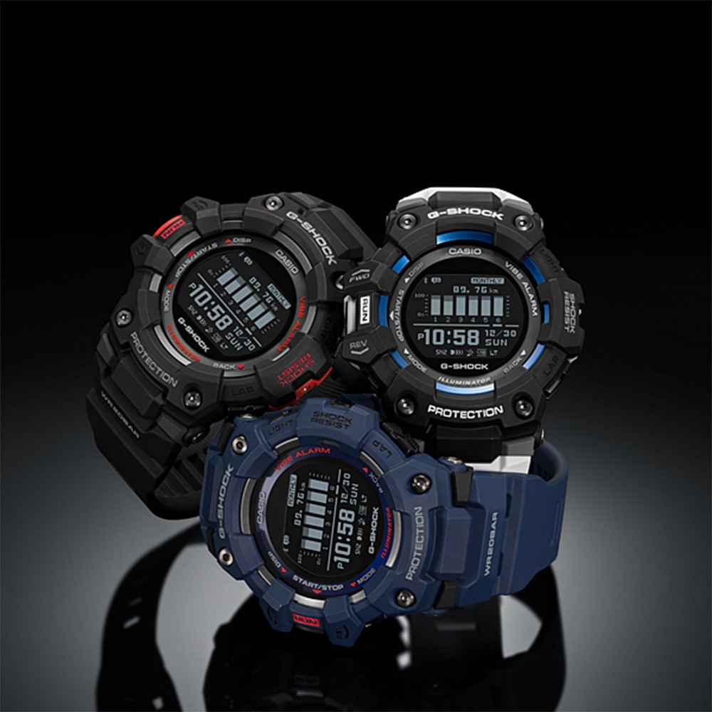 CASIO 卡西歐 G-SHOCK G-SQUAD 智能藍牙多功能運動電子錶 GBD-100-1, , large