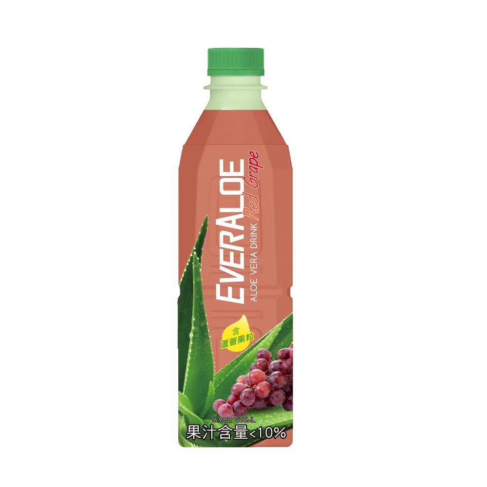 EverAloe aloe vera drink- Red Grape Pet, , large