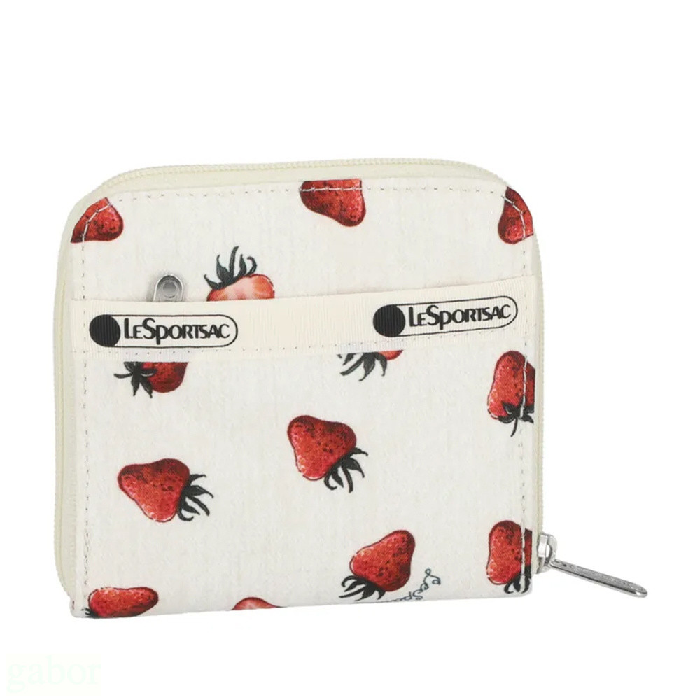 Lesportsac Compact Zip Wallet 極簡輕薄錢包 -莓果輕舞, , large