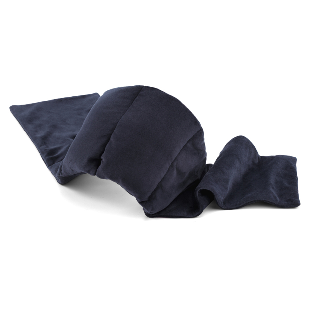 PROIDEA-羽絨呵護暖眼舒眠被-炭灰色, , large