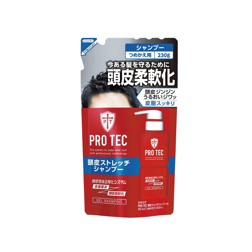 PRO TEC Scalp Stretch Shampoo Refill 230g, , large