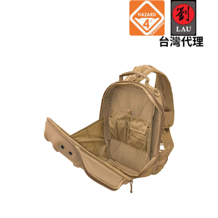 [劉氏國際]HAZARD 4 BS-HBC-CYT 硬殼單斜肩筆電包(沙色), , large