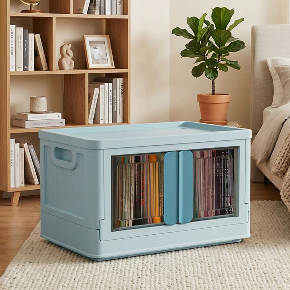 【AOTTO】32L雙開門多功能折疊收納箱-(AL-018-1), , large