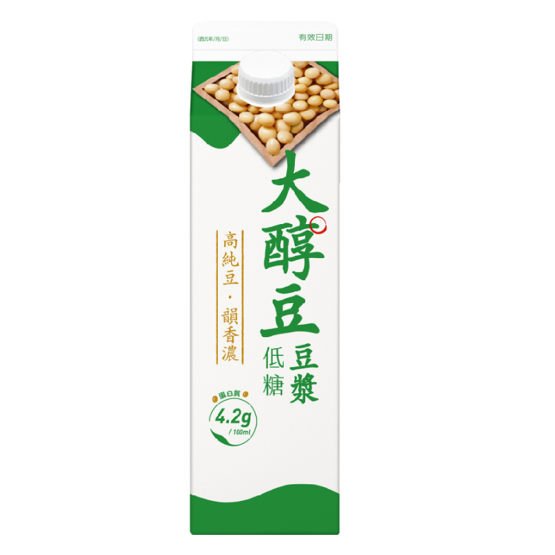 大醇豆低糖豆漿936ml, , large