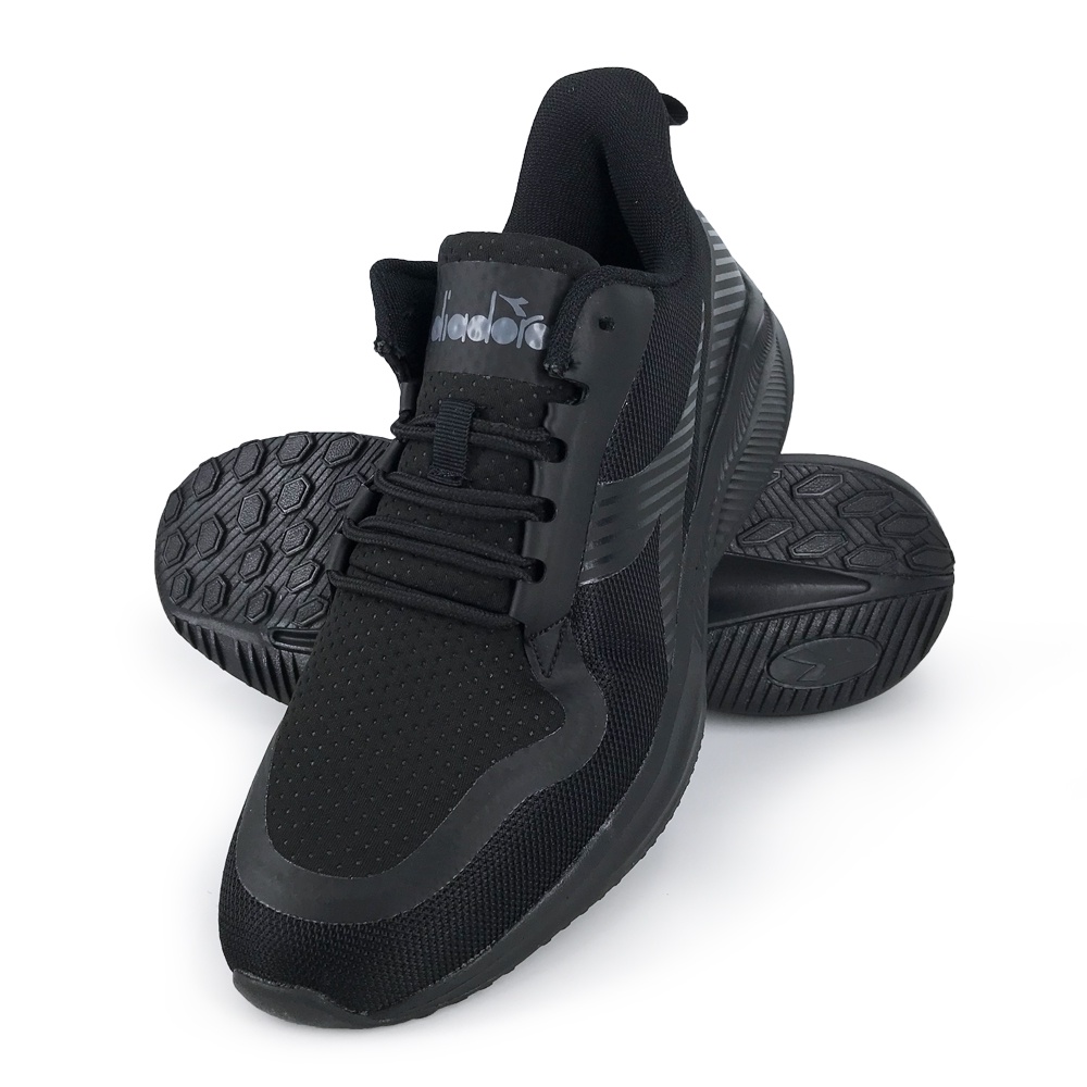 DIADORA迪亞多那 生活時尚運動鞋 男運動鞋 男鞋 吸濕 排汗 透氣 散熱 緩震 釋壓 厚底 減壓 彈力 止滑 黑, , large