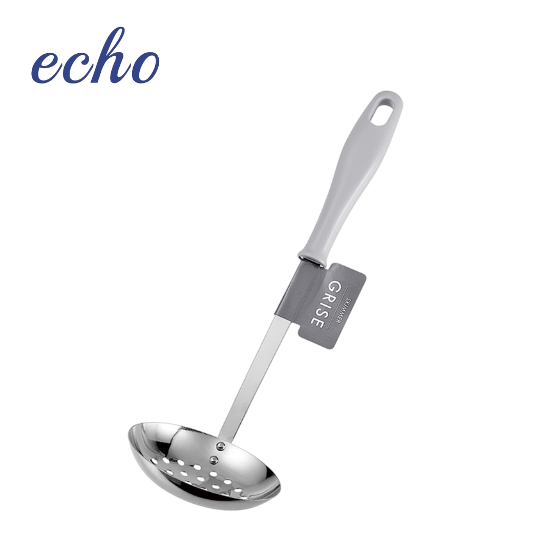ECHO GRISE Stainless Steel Skimmer Spoon, , large