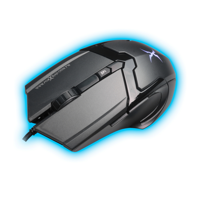 FOXXRAY MirrorNight Gaming Mouse, , large