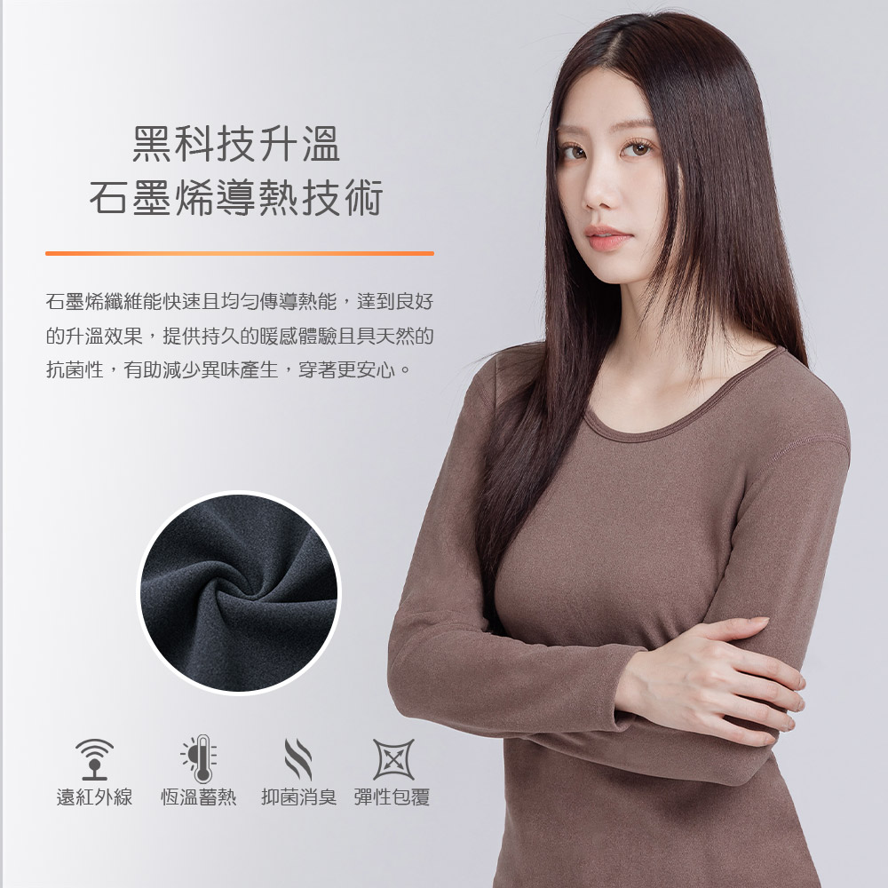 (多款)石墨烯科技保暖衣【旺達棉品】GK-W002, , large