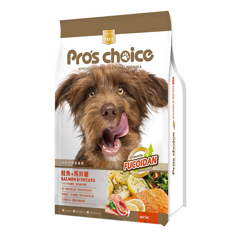 【Pro’s Choice 博士巧思】無穀犬食8kg-鮭魚+馬鈴薯