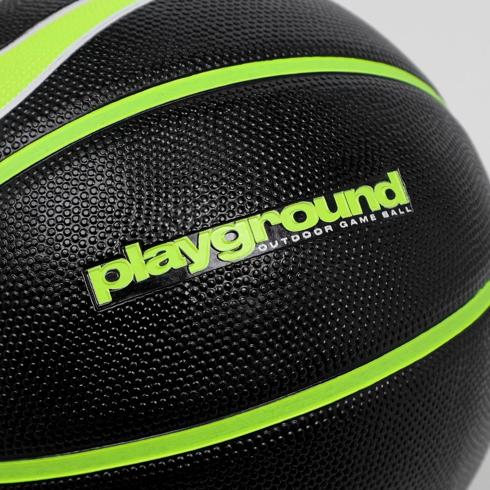 NIKE EVERYDAY PLAYGROUND 8P 7號球 籃球 比賽 訓練 運動 戶外 耐磨 控球精準 黑綠 琥珀, 黑綠*新款, large