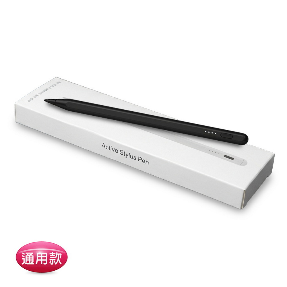 【UP54KTech Black】Phone and TabletUniversal 4Battery Display ActiveStylus Pen, 黑, large