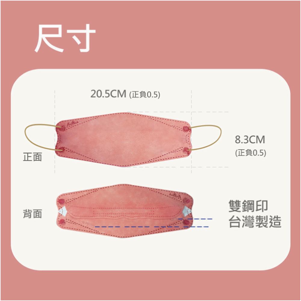 【Finetech 釩泰】成人4D立體口罩 韓版KF94 魚型醫用口罩-銀河灰(20入/盒*6盒), , large